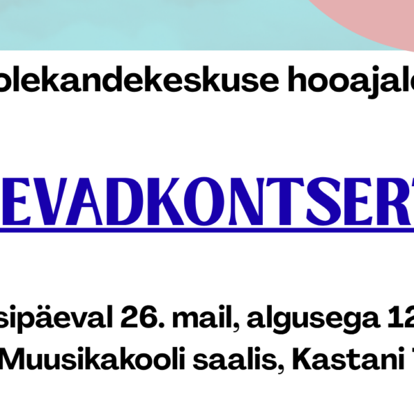 Hoolekandekeskuse hooajalõpu kevadkontsert